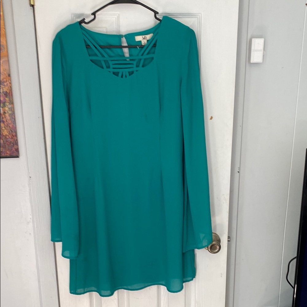 Elegant Teal Dress